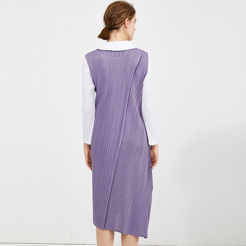 Miyake Summer New Irregular Skirt Pleated Dress Women's Summer Premium Temperament Slim Bottom Skirt