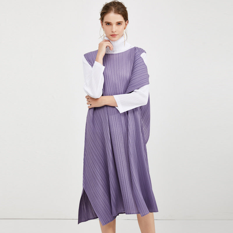 Miyake Summer New Irregular Skirt Pleated Dress Women's Summer Premium Temperament Slim Bottom Skirt