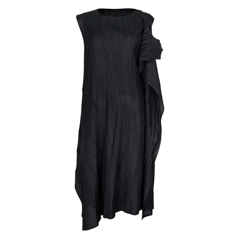 Miyake Summer New Irregular Skirt Pleated Dress Women's Summer Premium Temperament Slim Bottom Skirt
