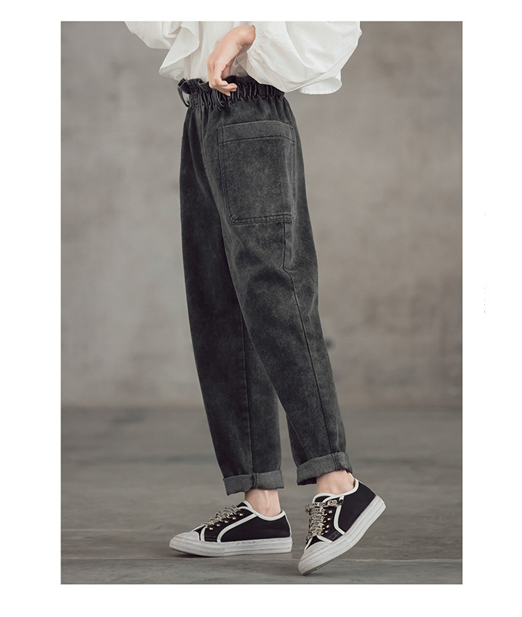 nvxiot Teenage Girls Jeans New Spring Kids Pants Fashion Loose School Trousers Autumn Fashion Jeans Children Pants 12 13 14 Years