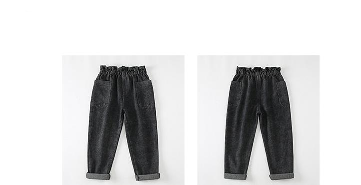 nvxiot Teenage Girls Jeans New Spring Kids Pants Fashion Loose School Trousers Autumn Fashion Jeans Children Pants 12 13 14 Years