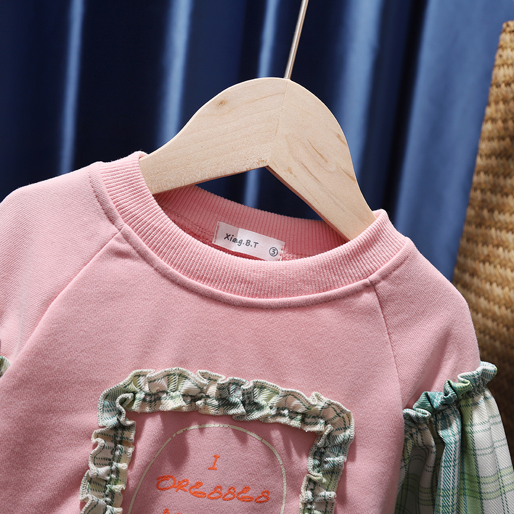 nvxiot Autumn Children Clothing Baby Tops Bottoming Shirt Long Sleeve Pullovers Sweatshirt Fall Clothes for Toddler Girls Ropa De Bebe