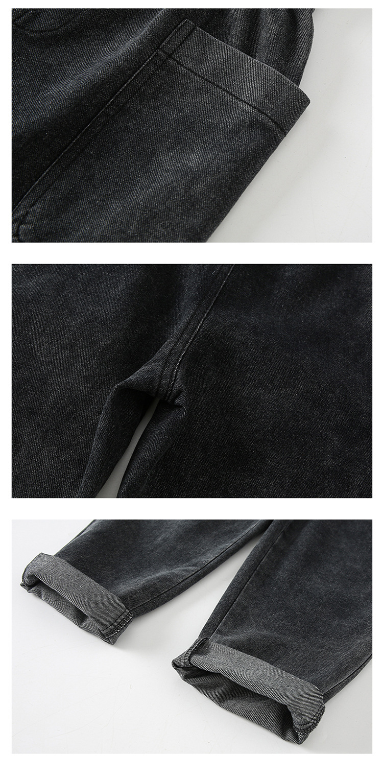 nvxiot Teenage Girls Jeans New Spring Kids Pants Fashion Loose School Trousers Autumn Fashion Jeans Children Pants 12 13 14 Years
