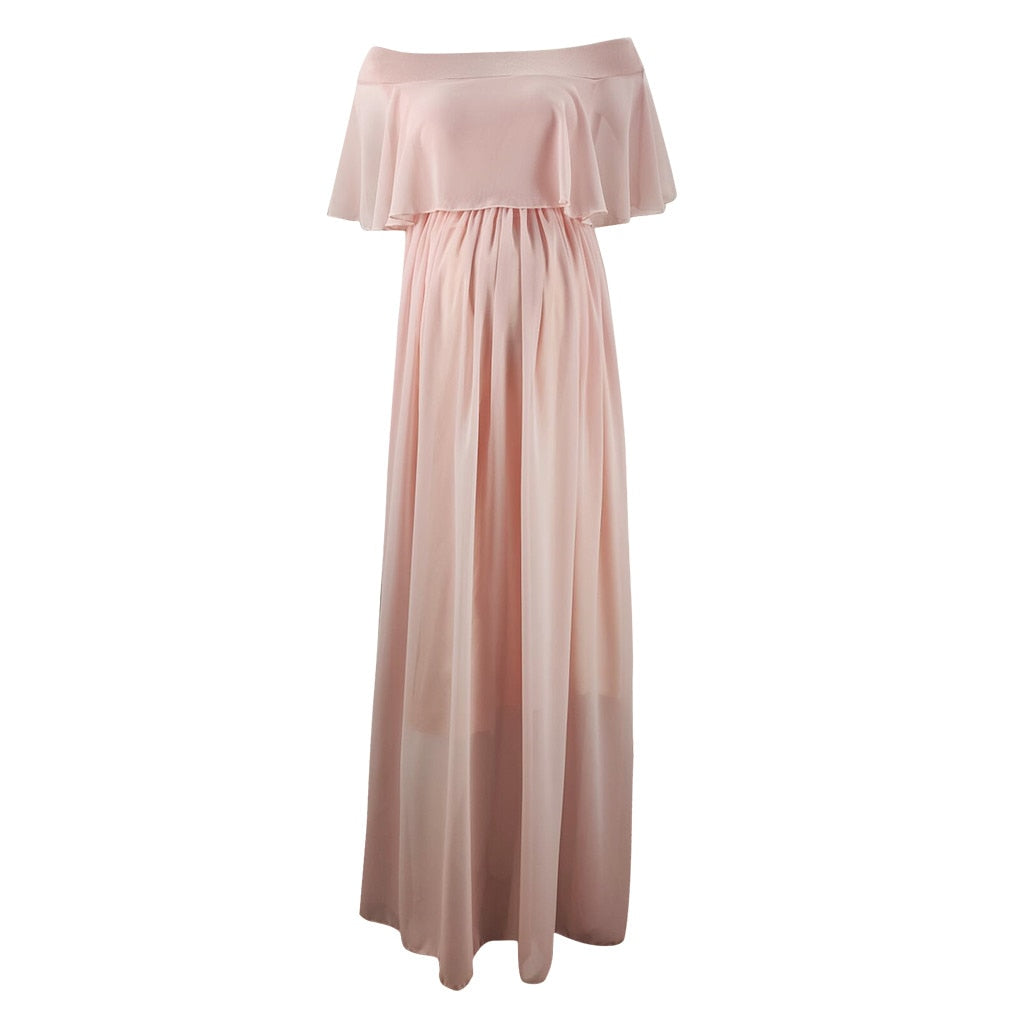nvxiot Maternity Dresses For Photo Shoot Chiffon Pregnancy Dress Photography Props Maxi Gown Dresses For Pregnant Women Clothes New