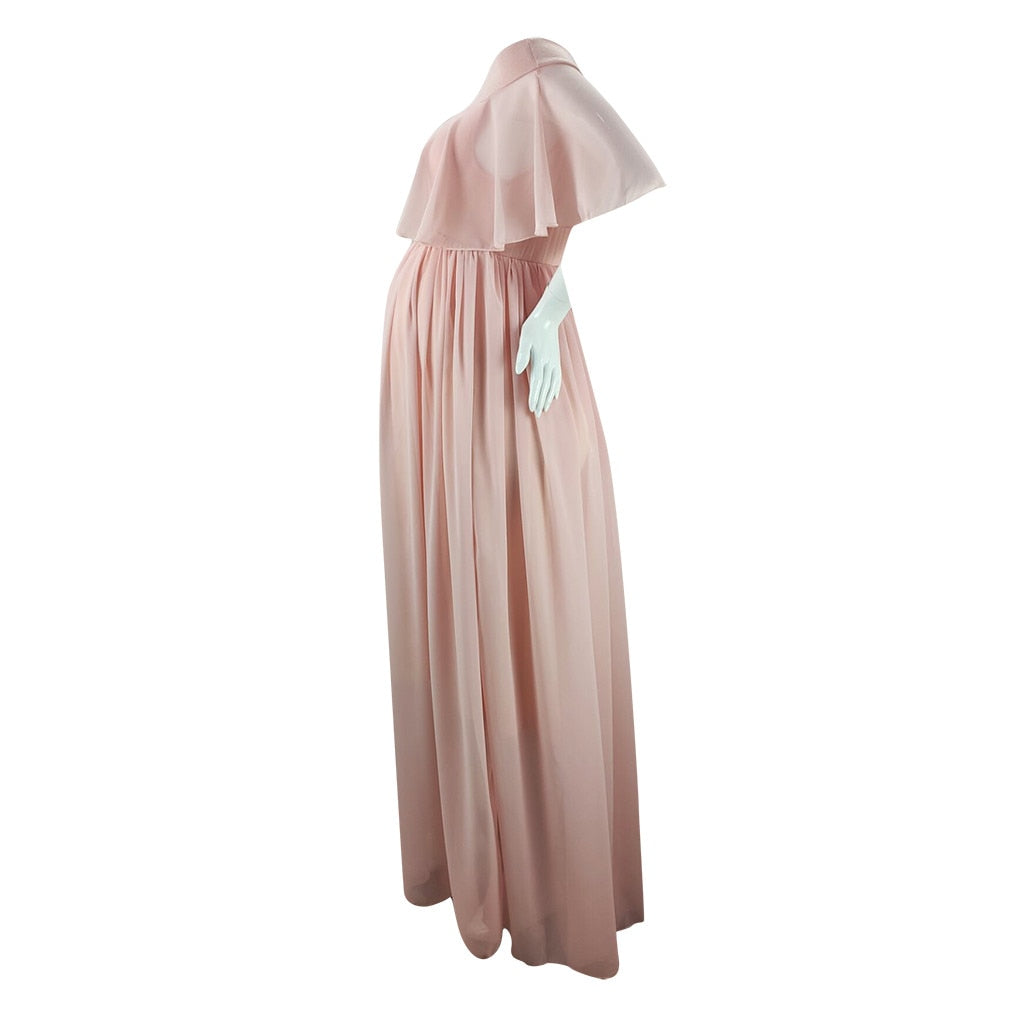 nvxiot Maternity Dresses For Photo Shoot Chiffon Pregnancy Dress Photography Props Maxi Gown Dresses For Pregnant Women Clothes New
