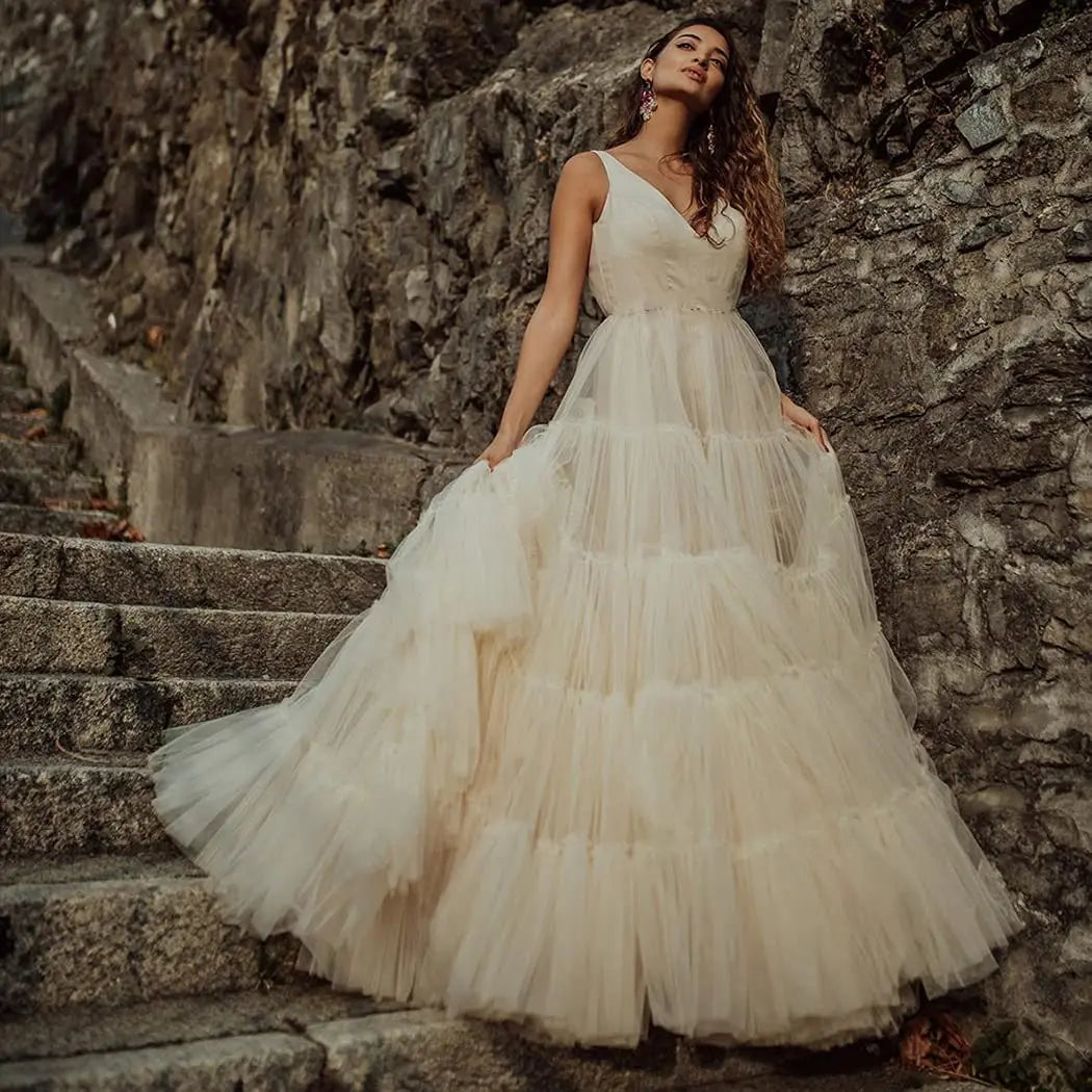 nvxiot - Sexy Pregnant Women Photoshoot Robe Bridal Shawl Maternity Photo Dress Open Back Concelled Zipper Buttons Fluffy Fotografie Gown