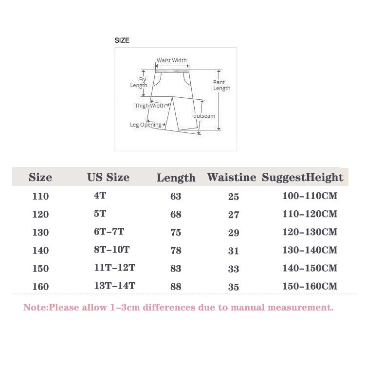 nvxiot Boys Girls Plus Size Jeans Autumn Summer New Loose Korean Casual Harem Pants Baby Spring And Autumn Wide-leg Children's Tro