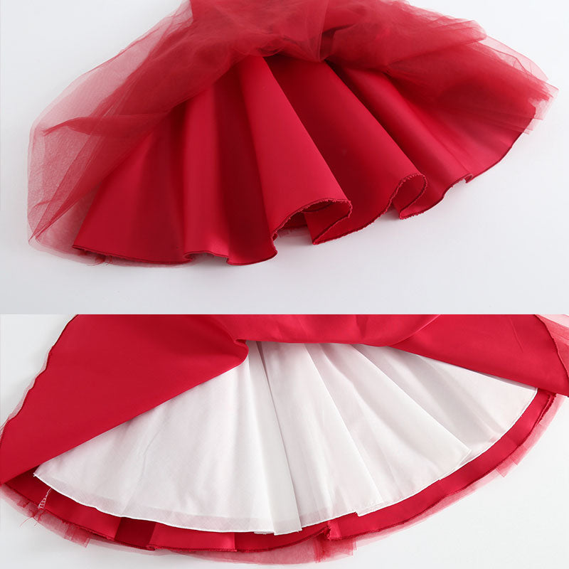 nvxiot New Flower Girl Dress Kids Birthday Baptism Dresses For Children Elegant Big Bow Frocks Girls Boutique Party Wear Dresses