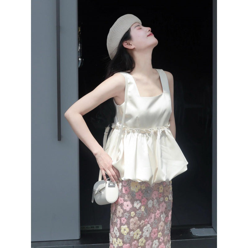 Summer clothes are matched with a complete set of beautiful heavy industry sequined dresses that are popular this year. New women's clothing in 2025.