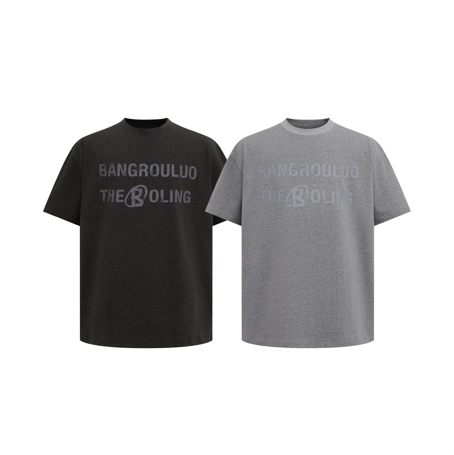 1039 2025n Street 2025 Summer Neutral High Sense Logo Letter Design Men's Loose Short Sleeve T-Shirt