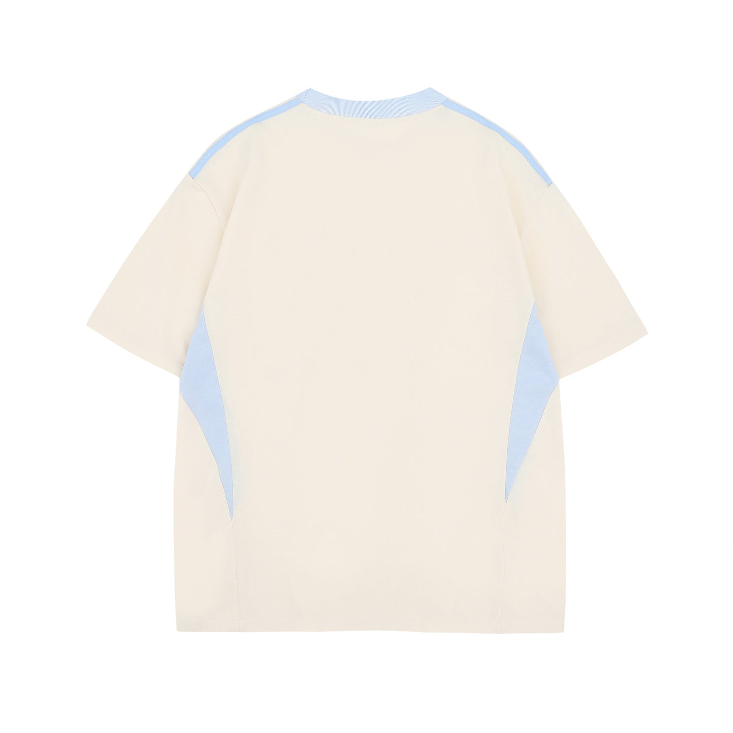 10281 2025n street 2025 summer men and women splicing high-end logo design men's loose short-sleeved T-shirt