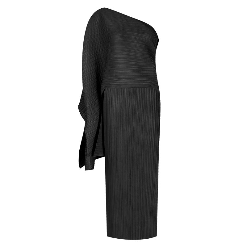 spring new women's temperament irregular beveled waist dress high waist dress in various colors