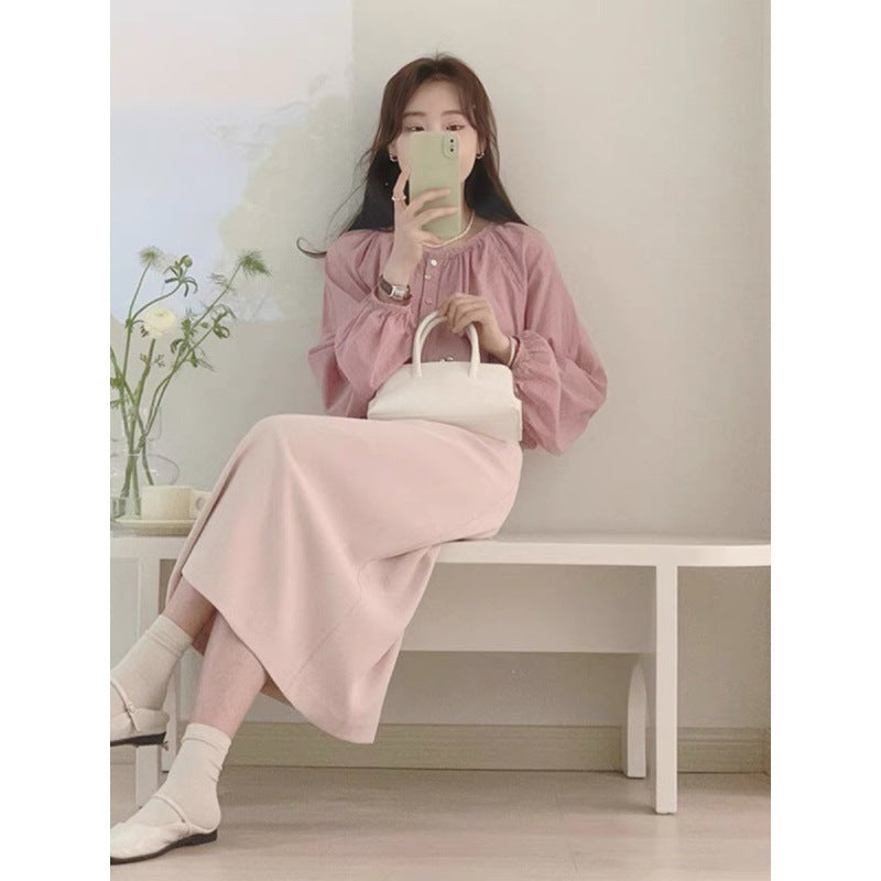 Early spring women's 2025 high-end wear, sweet and spicy fragrant style, first love, pure sweet and spicy dress, suit women