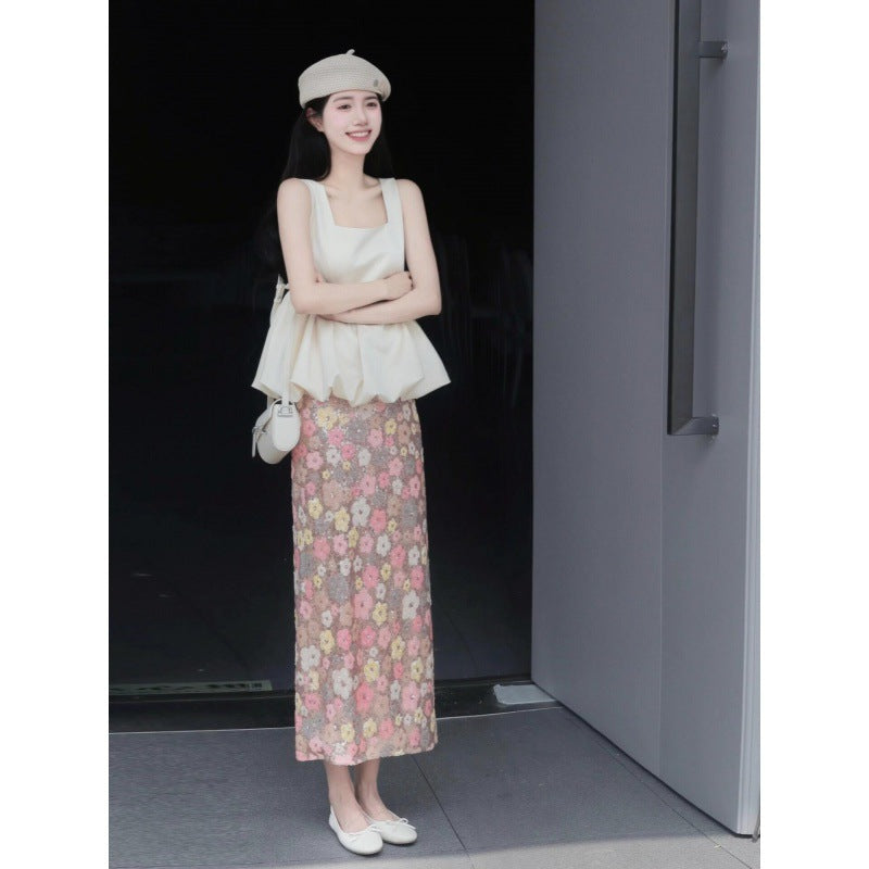 Summer clothes are matched with a complete set of beautiful heavy industry sequined dresses that are popular this year. New women's clothing in 2025.