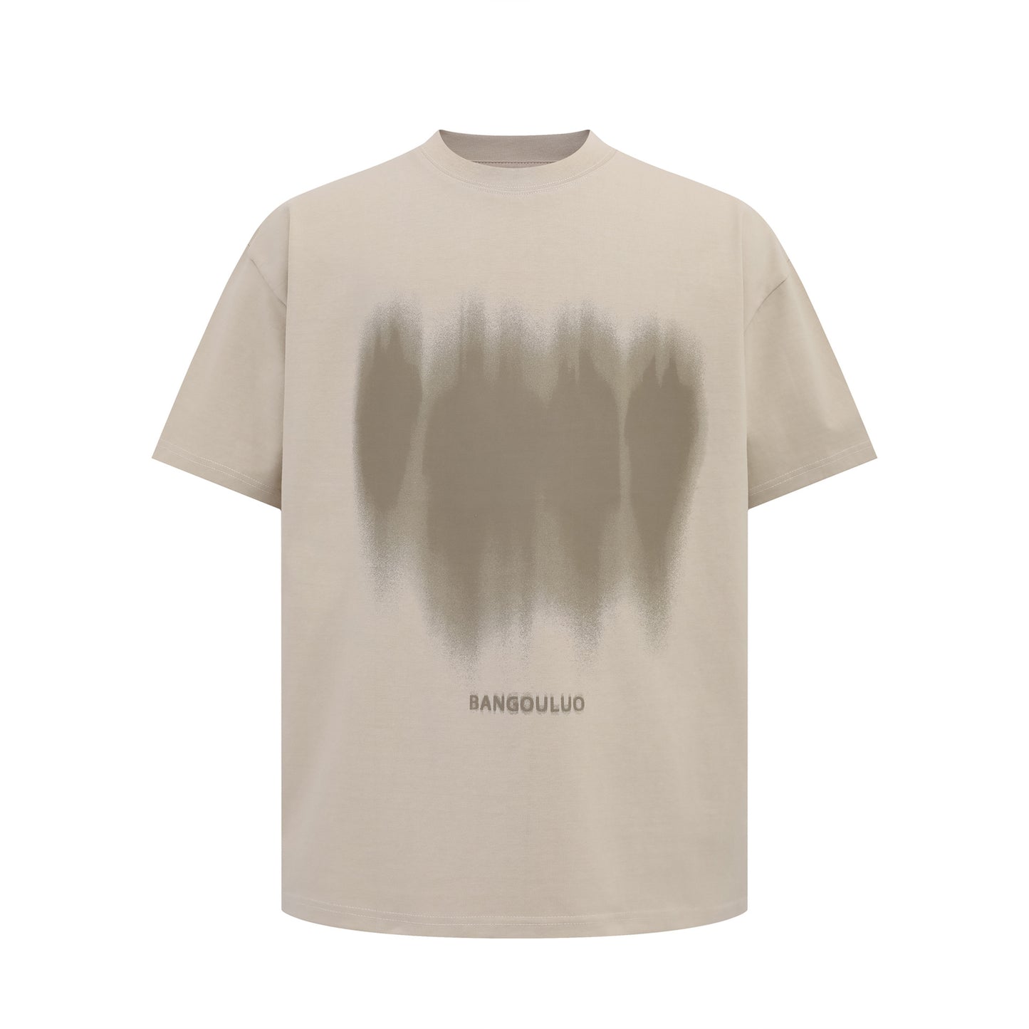 1043 2025n Street 2025 Summer Men's and Women's Simple High-end Men's Shadow Pattern Design Short Sleeve T-Shirt
