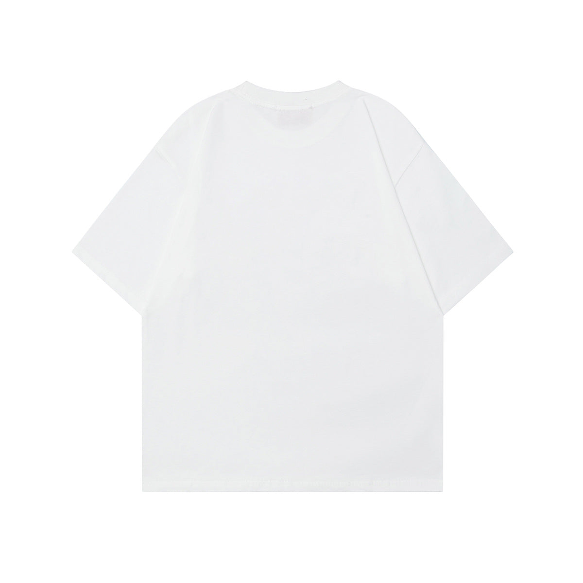 WT519 2025n Street 2025 Retro Girl Painting Design Men's Loose Premium Sense Neutral Short Sleeve T-Shirt