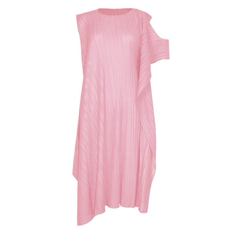 Miyake Summer New Irregular Skirt Pleated Dress Women's Summer Premium Temperament Slim Bottom Skirt