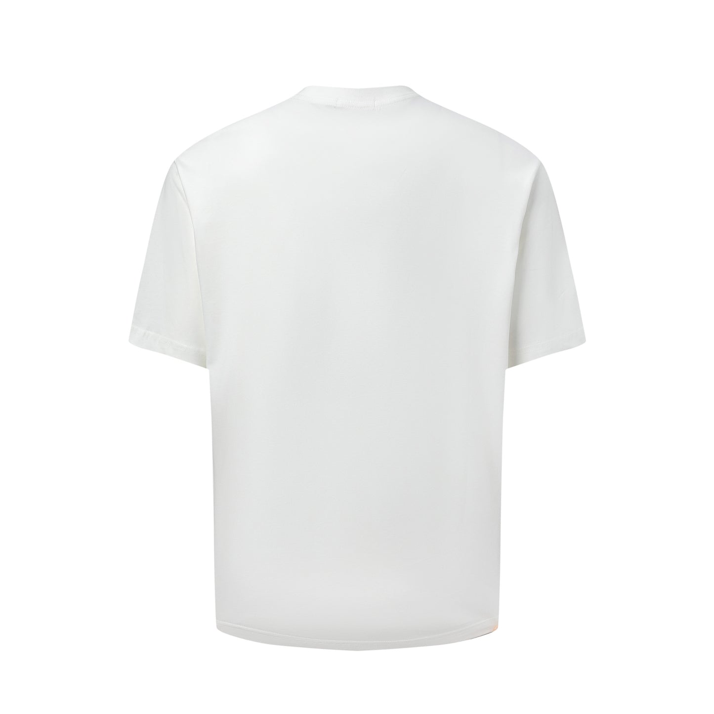 27297 2025n Street 2025 Summer Neutral Creative Text Design Sense Men's Loose Premium Sense Short Sleeve T-Shirt
