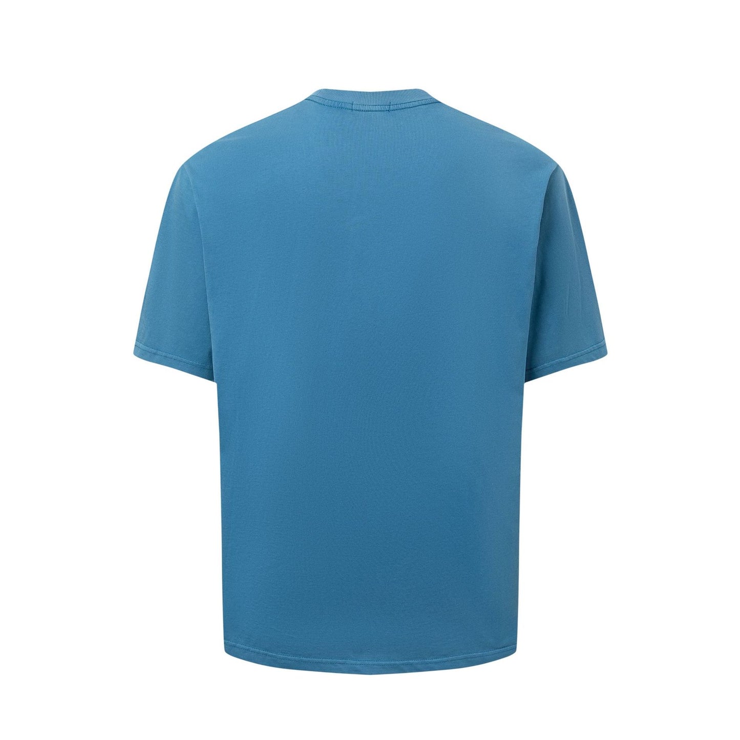 27297 2025n Street 2025 Summer Neutral Creative Text Design Sense Men's Loose Premium Sense Short Sleeve T-Shirt