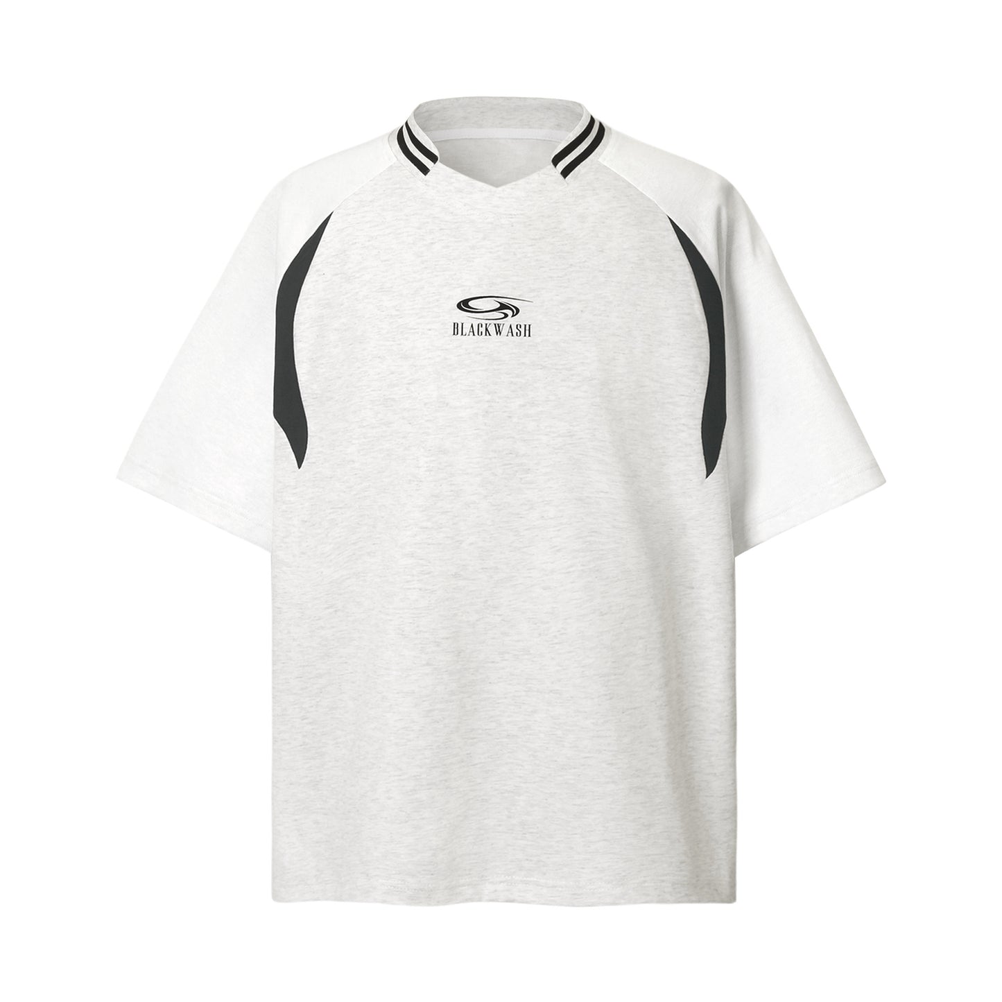 9501 2025n street 2025 summer logo splicing design men's loose high-end quick-drying noodles short-sleeved T-shirt