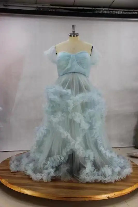 nvxiot - tulle robe photo dress Summer 3d Shoulderless Elegance Maternity Dress for Pregnant Women
