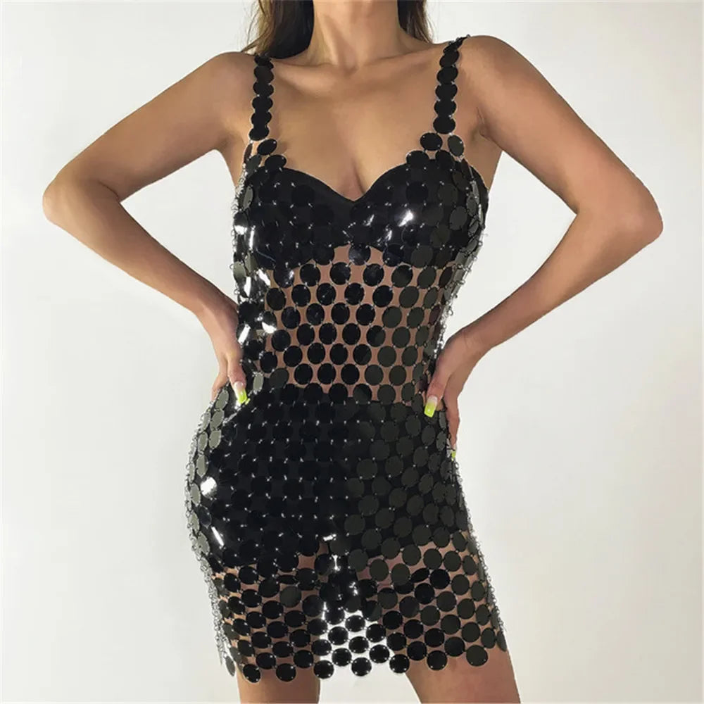 MQTIME - Maternity Sequin see through for photoshoot ~ Pregnancy dress ~Maternity accessories for photoshoot ~ Pregnancy props ~ maternit