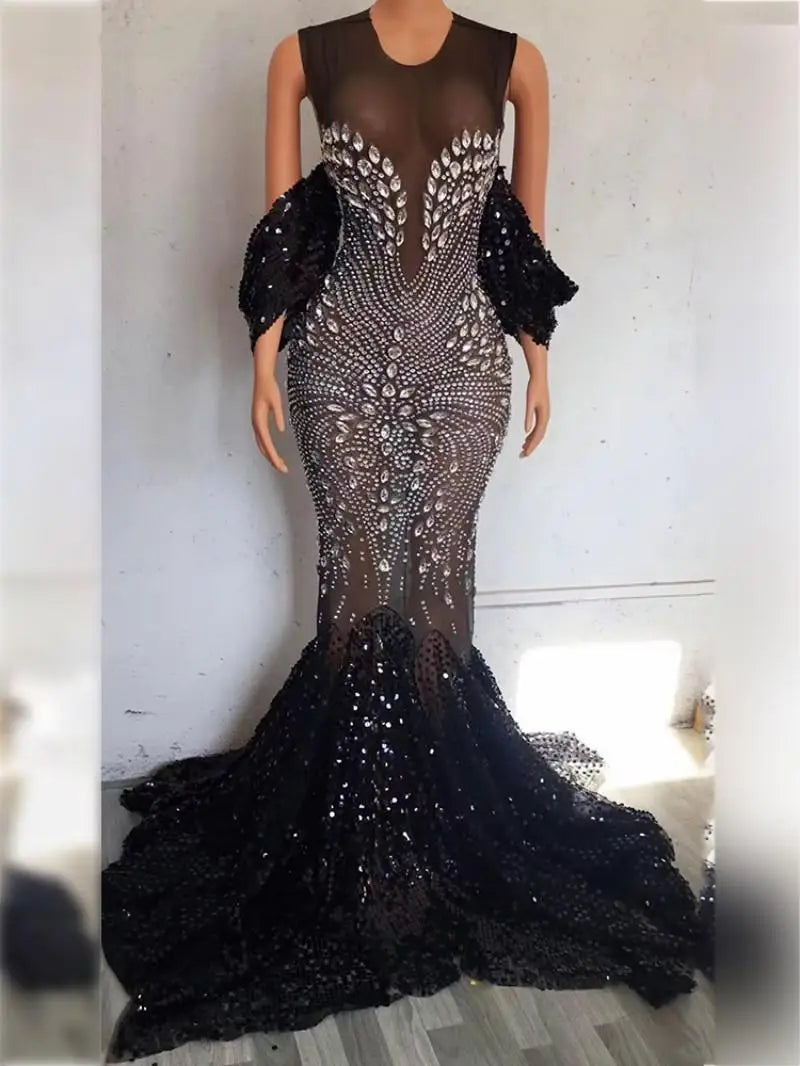nvxiot - Sequin Maternity Photography Dress Glittering Rhinestones Dress Maternity Baby Shower Robe Pregnant Wedding Dress Photo Shoot