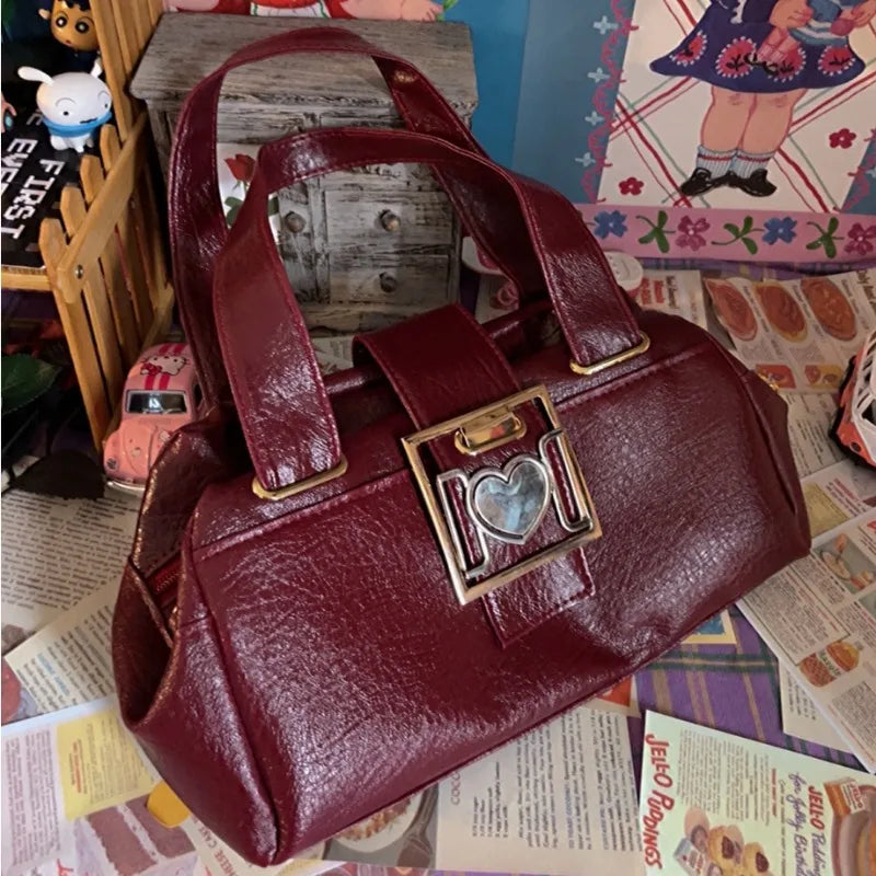 nvxiot - Y2k Vintage Women Shoulder Bag Original Designer Fashion Luxury Handbag Large Capacity Harajuku Casual Female Crossbody Bag