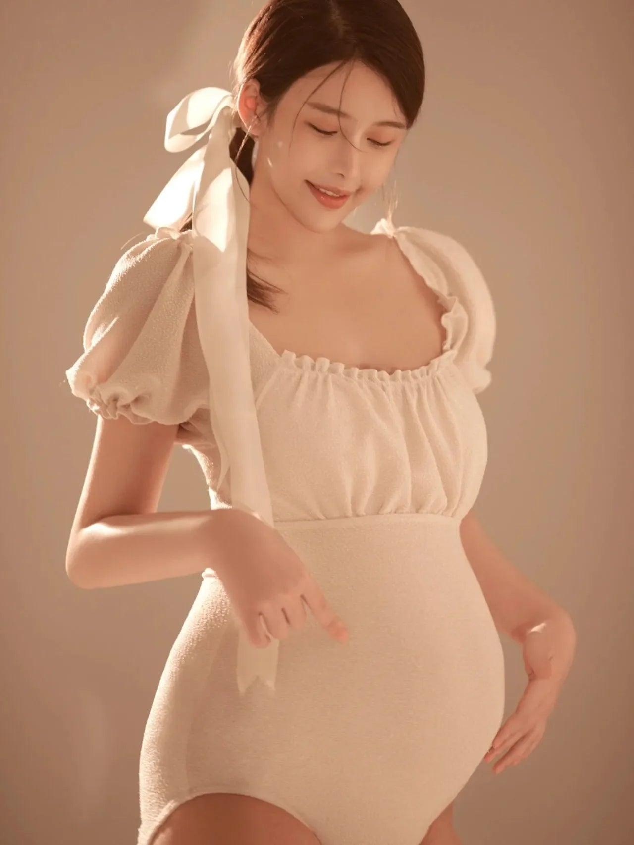 nvxiot - Pregnant Woman Jumpsuit Photography Props Sexy Maternity Tight Photography Dress Pregnancy Photography Bodysuits Clothes