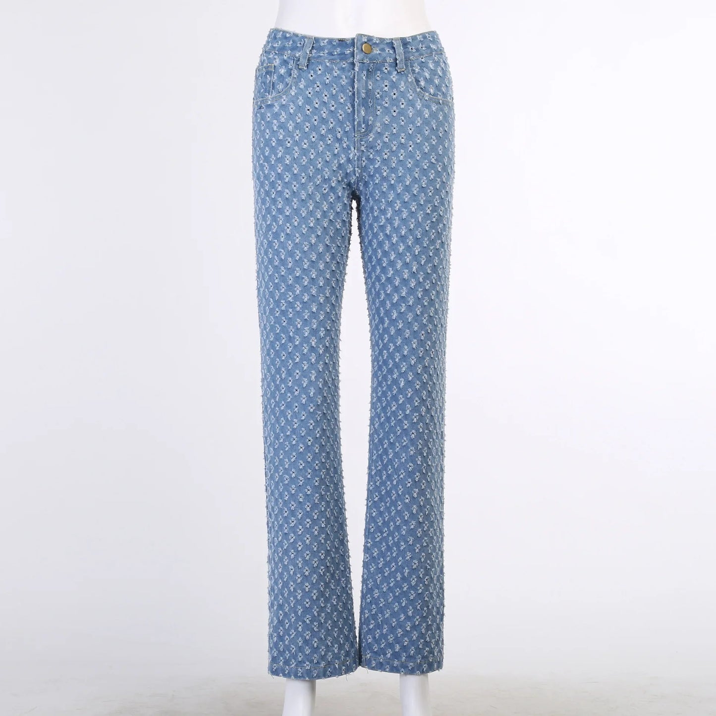 nvxiot - Fashion Spring Vintage Jeans Cargo Jean Casual Slim High Waist Streetwear Winter Woman Denim Pencil Pants Casual Bottom