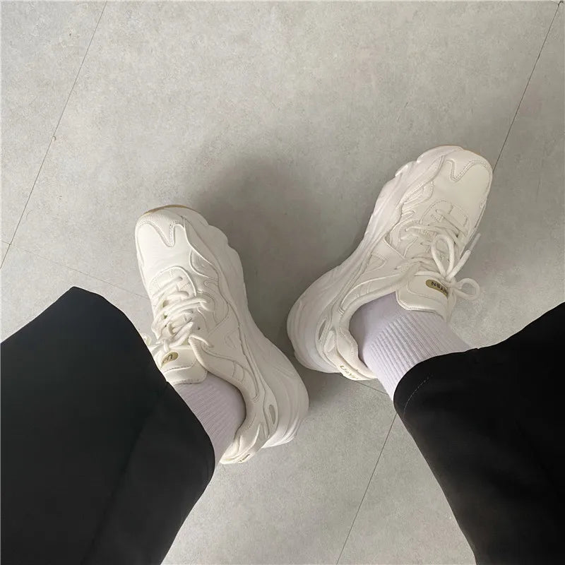 nvxiot Women Shoes Luxury Brand Summer Women Lightweight Fashion Running Shoes Female Comfortable Tenis Dad Shoes Walking Sneakers