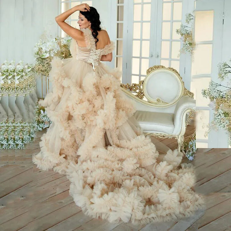 nvxiot - Maternity gowndress for photo shoot Baby shower dress dress for pregnant women evening dress