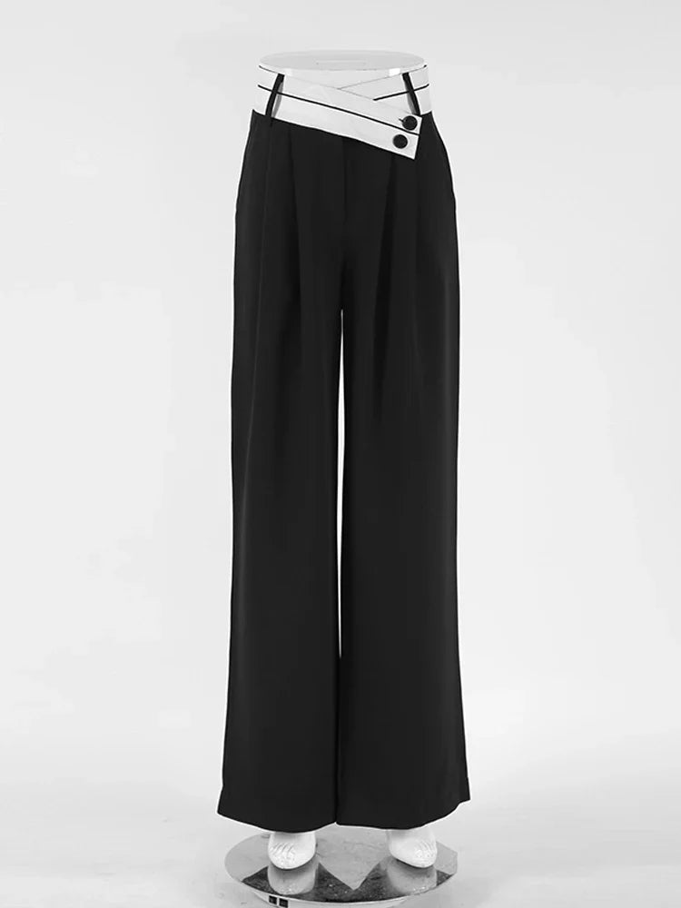MQTIME - Summer Spring Women Wig Leg Oversized Harem Pants Trousers Streetwear High Waist Loose Fit Baggy Pants Cargo
