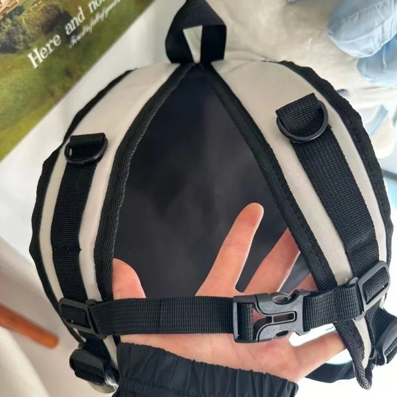 nvxiot - Y2k Gothic Womens Backpack Butterfly Patchwork Student School Backpacks Large Capacity Vintage Fashion Designer Luxury Bag