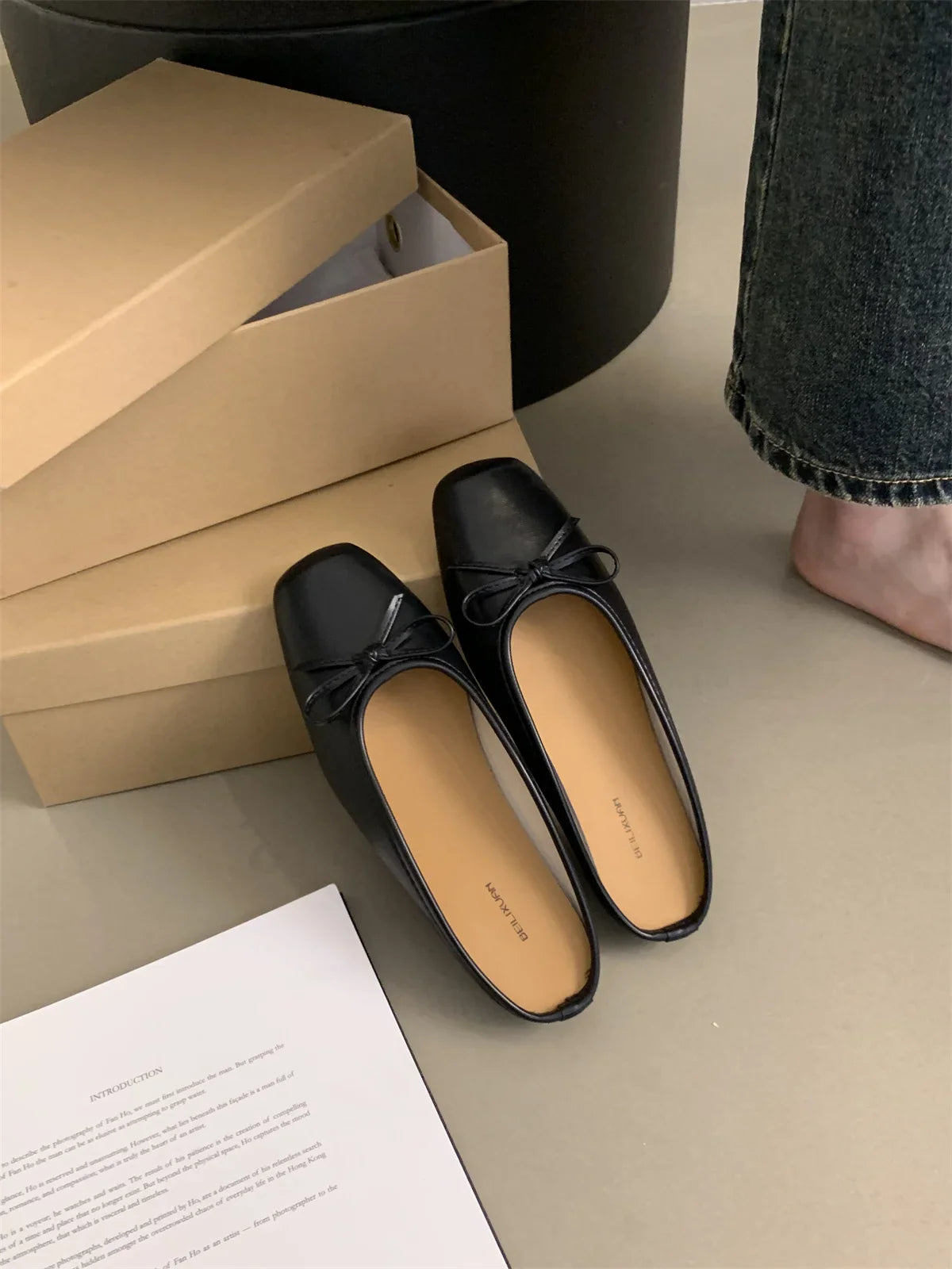 MQTIME - Wearing Slippers Outside 2024 Summer New Fashion Baotou Muller Shoes Casual Single Shoes Flat Heel Half Slippers Women's Shoes