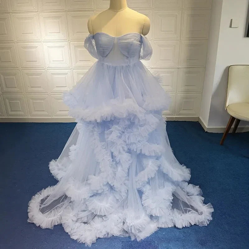 nvxiot - tulle robe photo dress Summer 3d Shoulderless Elegance Maternity Dress for Pregnant Women
