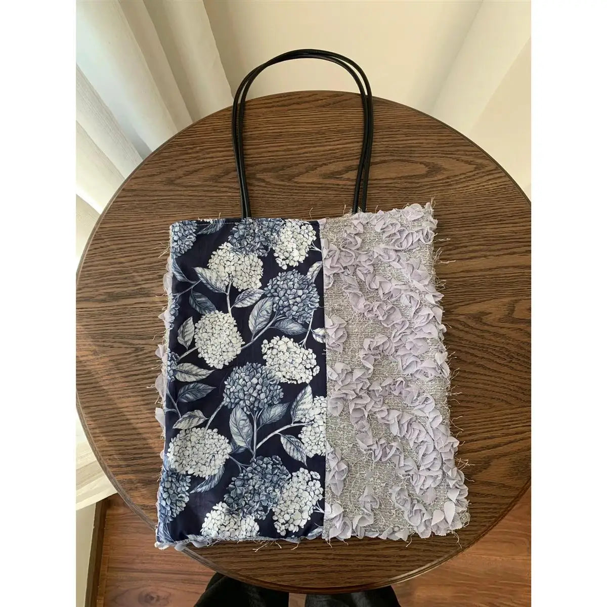 nvxiot - Fairycore Aesthetic Floral Shoulder Bags Women Hot Girls Lace Chic Canvas Tote Bag Female Vintage Harajuku Handbag Y2k