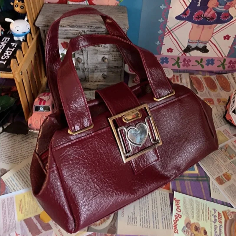 nvxiot - Y2k Vintage Women Shoulder Bag Original Designer Fashion Luxury Handbag Large Capacity Harajuku Casual Female Crossbody Bag