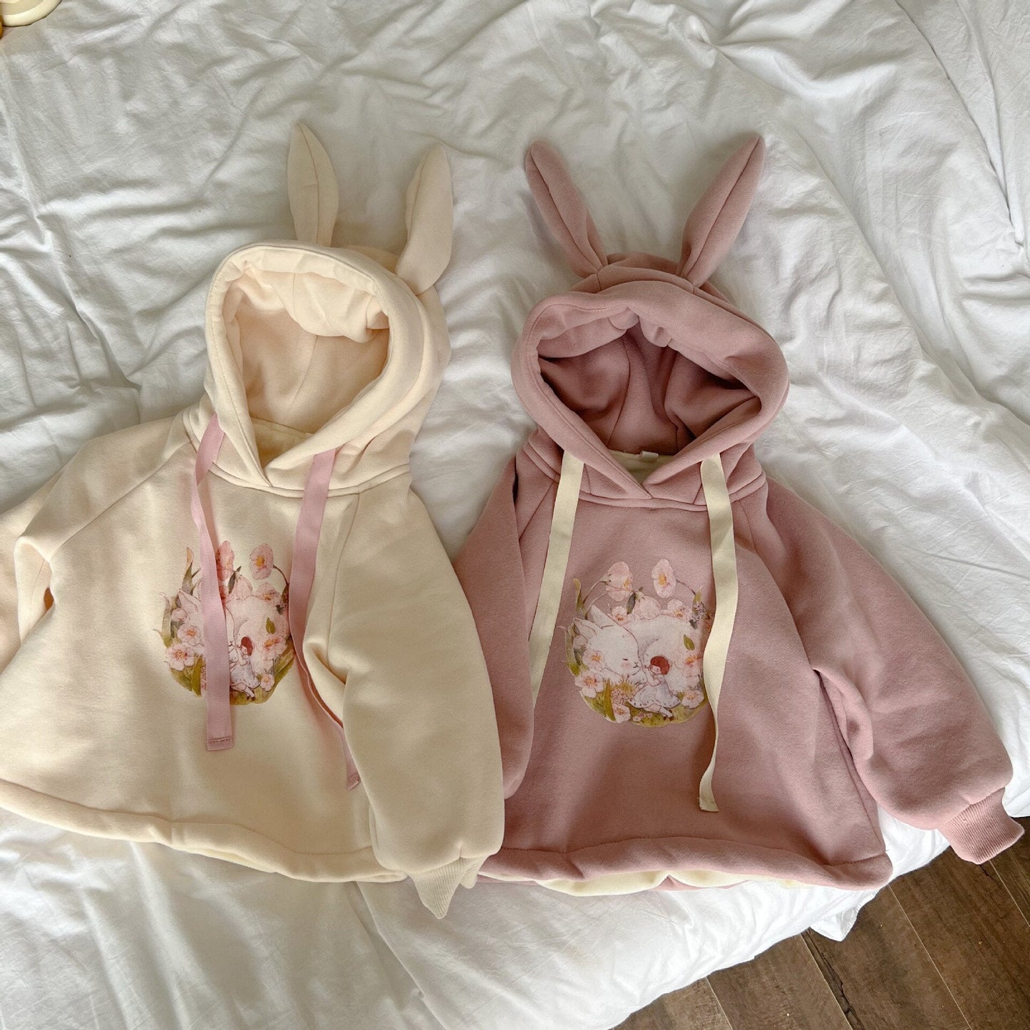 nvxiot Kids Sweatshirt New Winter Baby Warm Long Sleeve Cartoon Hooded Sweatshirts Fleece Toddler Girls Clothes Casual Pullover Tops