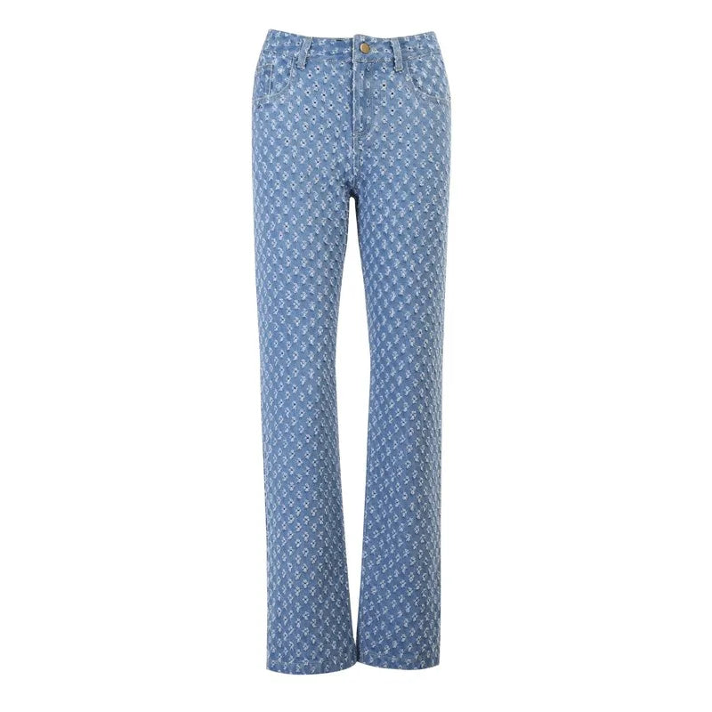 nvxiot - Fashion Spring Vintage Jeans Cargo Jean Casual Slim High Waist Streetwear Winter Woman Denim Pencil Pants Casual Bottom