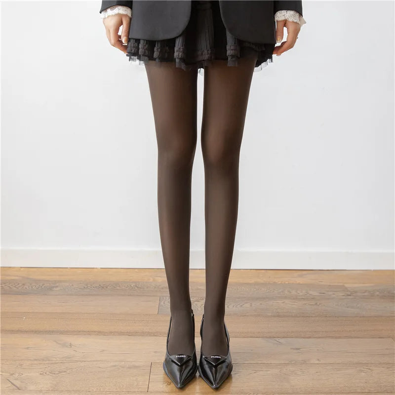nvxiot - Fall Outfits 2024 New Tights Women Stockings Slim See-Through Lingerie Lace Leggings Winter Women's Pantyhose Red Bodys Sexy Mujer Bottom