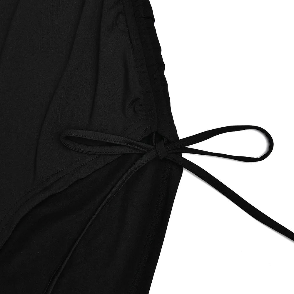 nvxiot - Maternity One-Shoulder Bodycon Dress with Ruching and High Side Slit - Sleeveless Sexy Long Gown