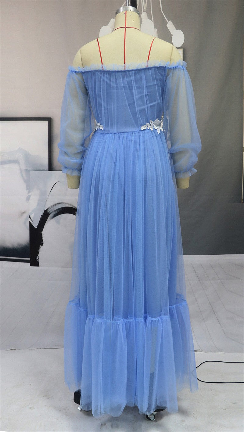 nvxiot Maternity Dresses For Baby Showers Sexy Long Tulle Pregnant Women Photography Shoot Party Wedding Pregnancy Maxi Gown Photo Prop