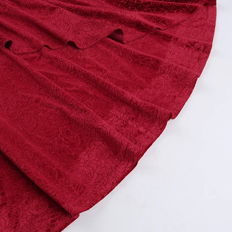 nvxiot New Retro Elegant Women Spaghetti Strap Sexy Prom Dress Strapless Bodycon Slim Red Dinner Party Long Dresses Female Summer