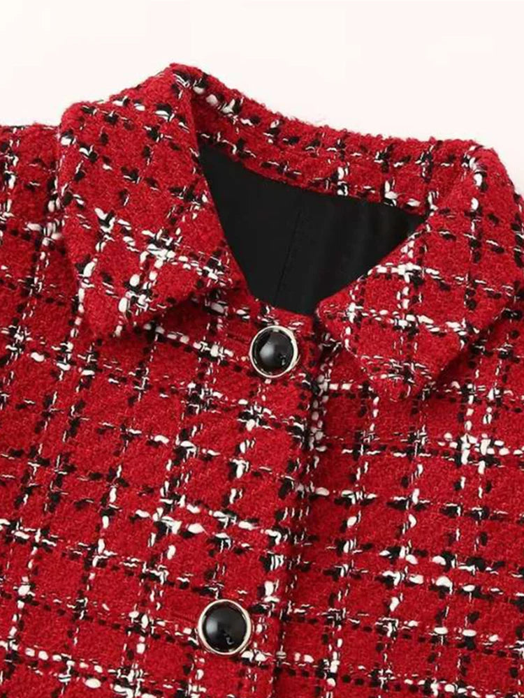 MQTIME - ELegant Autumn Slim Women Sets Fashion Turn-down Collar Long Sleeve Female Coat High Waist Mini Skirt Fashion Lady Office Suit