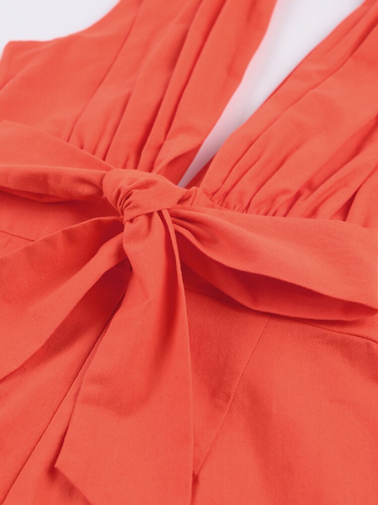 nvxiot 2023 Summer Fashion Solid Color Sexy Loose Sleeveless Casual Wide Leg Pants Women's Dress Jumpersuit Women One Piece Jumpsuit
