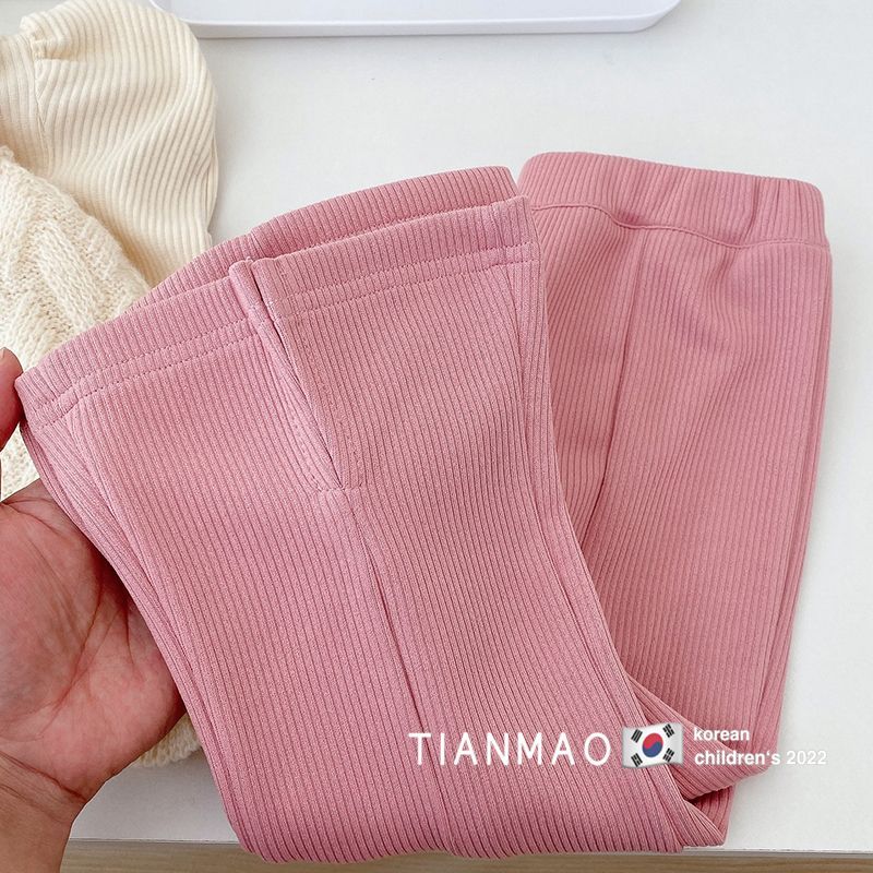 nvxiot Children Cute Tops Clothing Spring Autumn Girls Clothes Set New Fashion Korean Style knitting Vest Shirts Flare Pants Kids 3Pcs