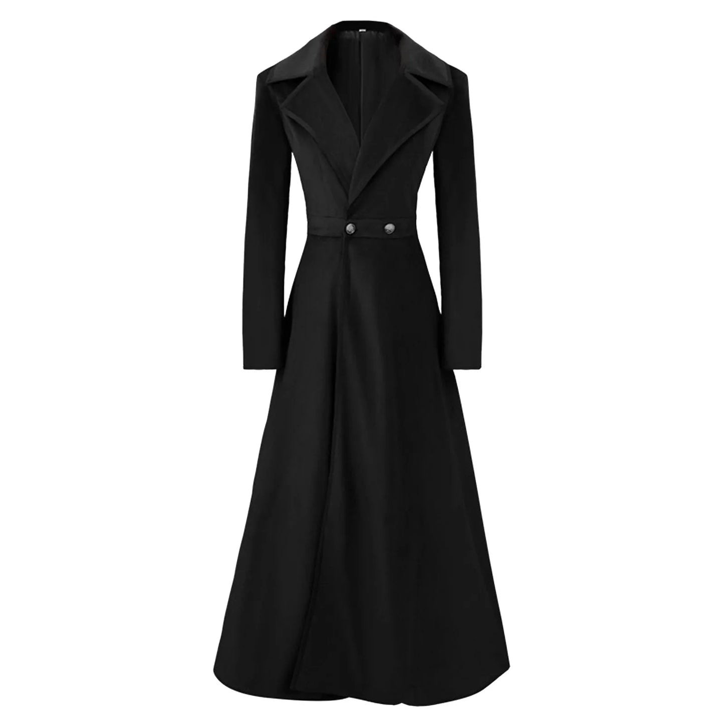 MQTIME - Women's Elegant Slim Fit Velvet Trench Long Coat Retro Temperament Red Evening Party Outfits Spring Beautiful Charming Jackets