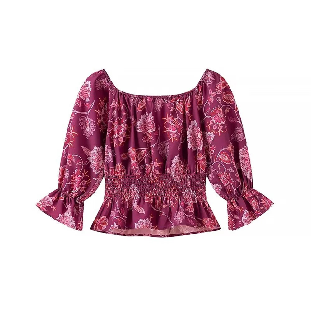 MQTIME - 2024 Summer New Product Women's Sexy One Piece Collar Top High Waist Straight Tube Split Skirt Casual Set