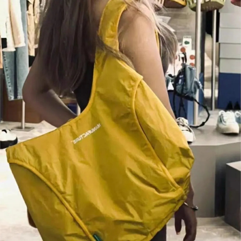 MQTIME - Hot Girls Yellow Backpack Women Retro Large Capacity Y2k Backpacks Female Vintage Fashion Mochila Schoolbag Aesthetic